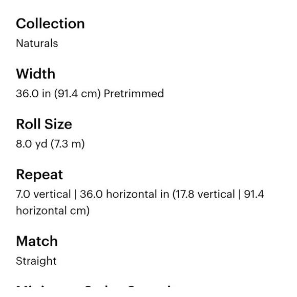 Carlisle & Co Wallcovering Terrace LX1146 Juniper. 8yd Roll - Picture 12 of 12